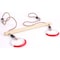 Playberg Kids Trapeze Swing Bar with Rings with Hanging Ropes QI003372 - alternate 6